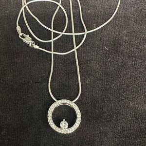 Beautiful white gold and diamond pendant on 20” chain.
